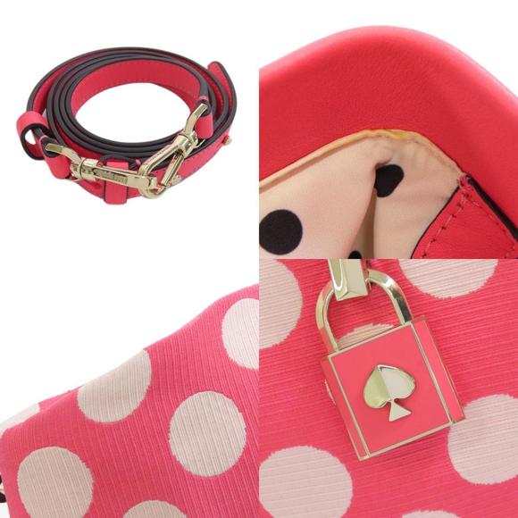 Kate Spade Polka Dot Handbag Canvas Women's - Picture 8 of 11